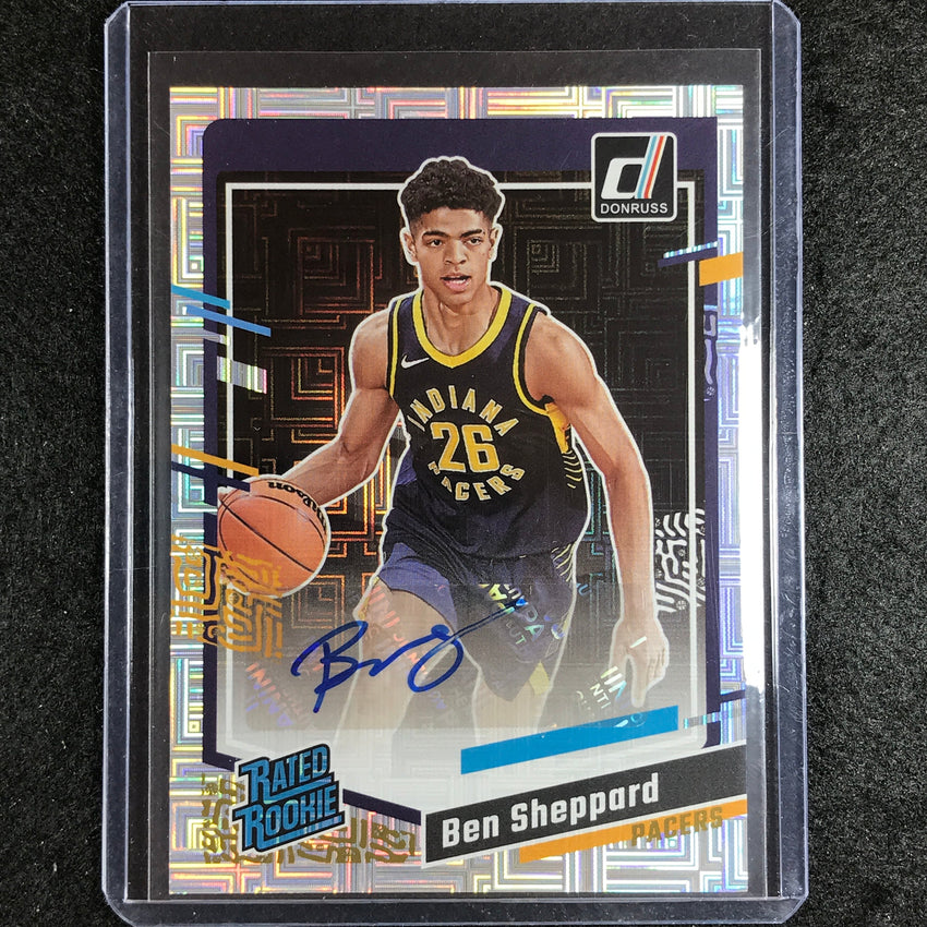 2023-24 Donruss Ben Sheppard Rated Rookie Choice Auto No 285