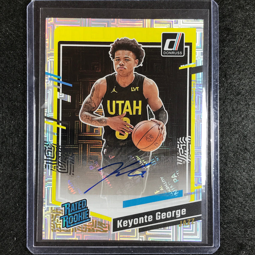 2023-24 Donruss Keyonte George Rated Rookie Choice Auto No 286