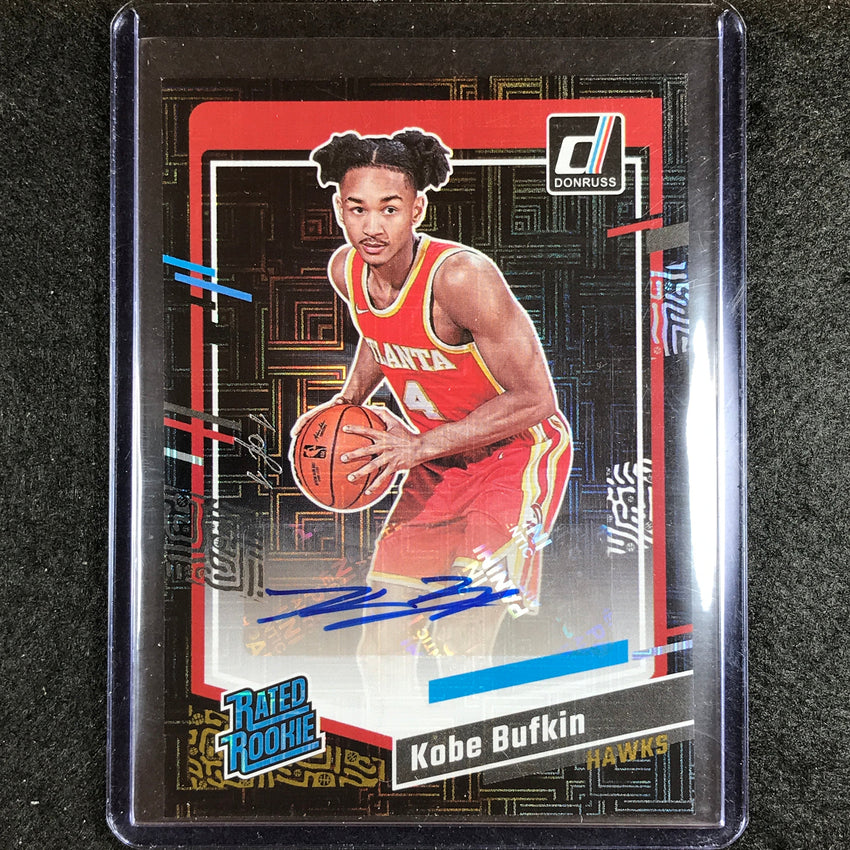 2023-24 Donruss Kobe Bufkin Rated Rookie Auto Choice Black 1/1