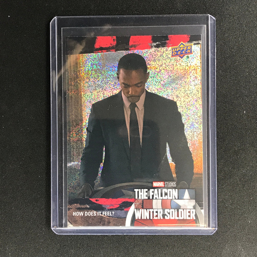 2022 Falcon And Winter Soldier How Does It Feel Black And Red Flag Smasher 218/225