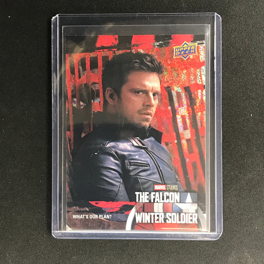 2022 Falcon And Winter Soldier Whats Our Plan Black And Red Flag Smasher 222/225