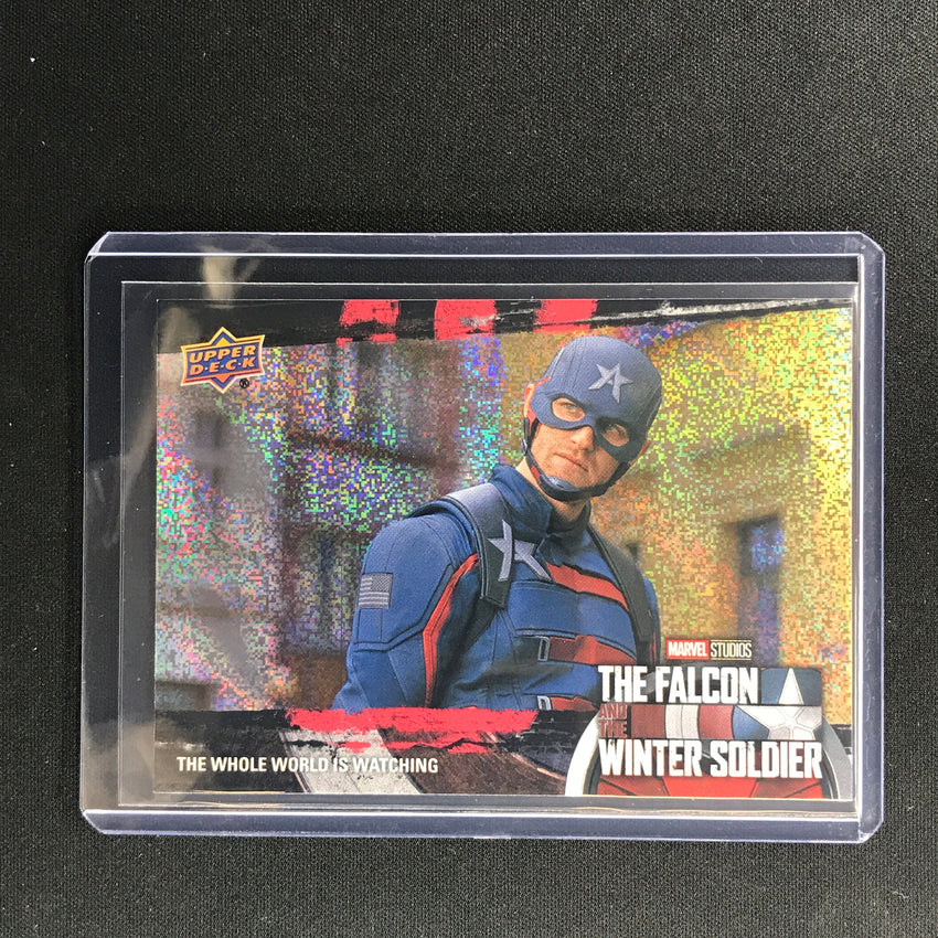 2022 Falcon And Winter Soldier Whole World Watching Black Red Flag Smasher 037/225