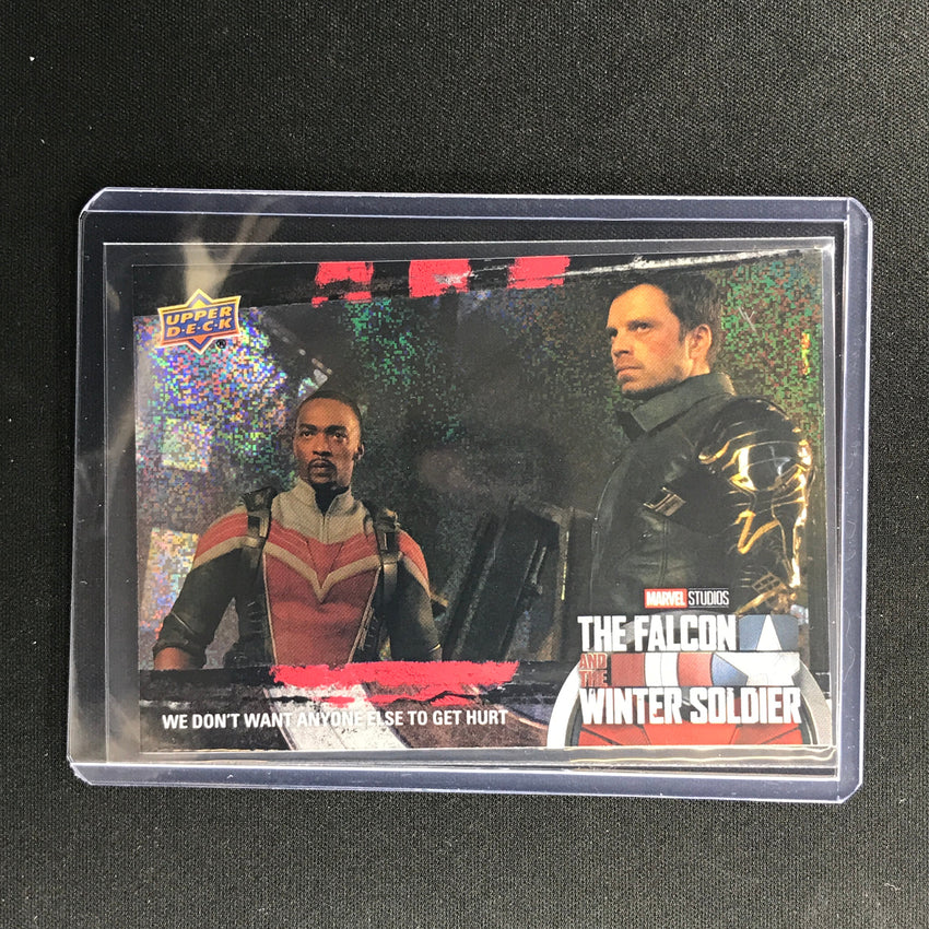 2022 Falcon And Winter Soldier Dont Want Anyone Else Hurt Red Flag Smasher 171/225
