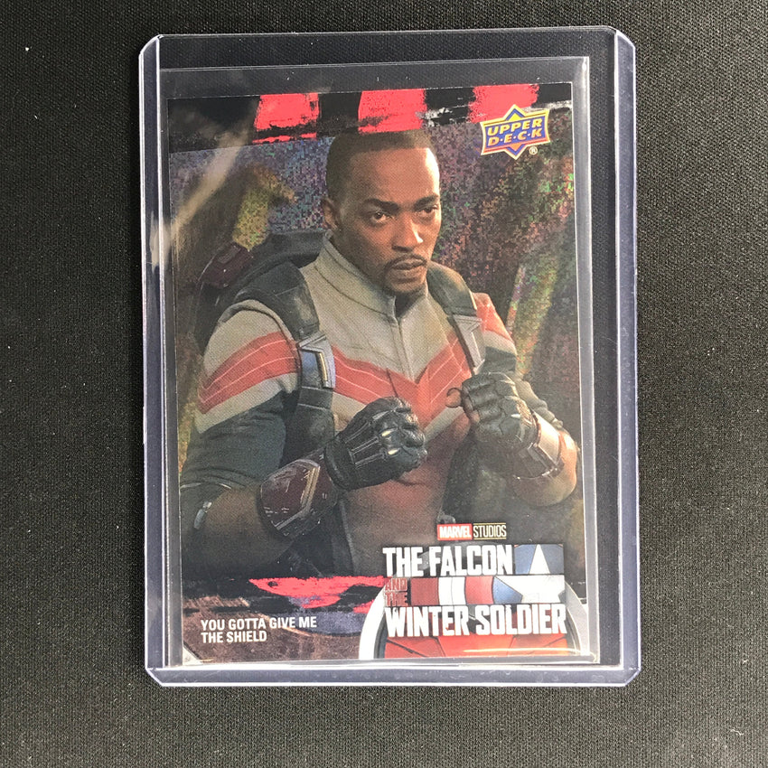 2022 Falcon And Winter Soldier Give Me The Shield Black And Red Flag Smasher 223/225