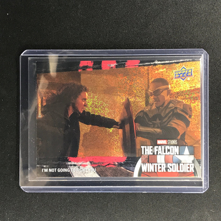 2022 Falcon And Winter Soldier Not Going To Fight Black And Red Flag Smasher 221/225