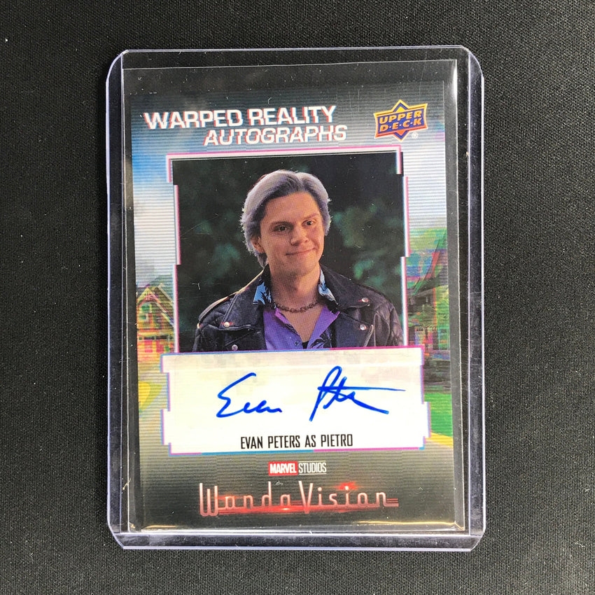 2022 WandaVision EVAN PETERS AS PIETRO Warped Reality Auto #EP