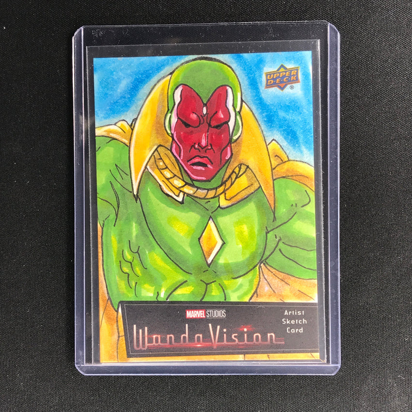 2022 Wandavision Vision Sketch Card 1/1 Jason Montoya