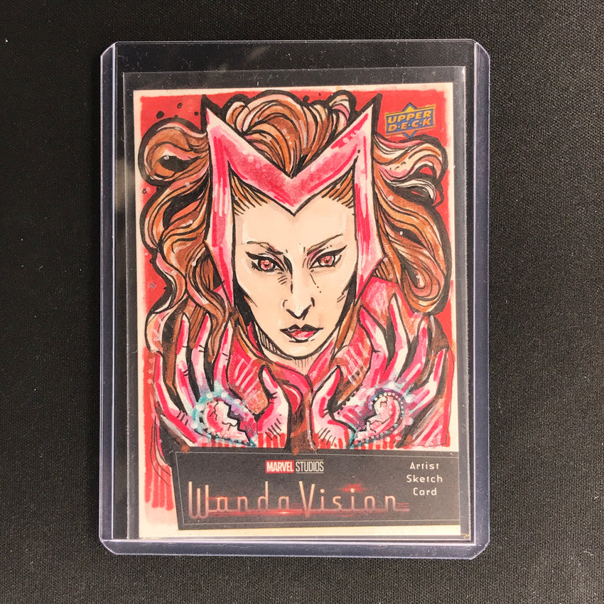 2022 Wandavision Scarlet Witch Sketch Card 1/1 Jacqueline Tyracek