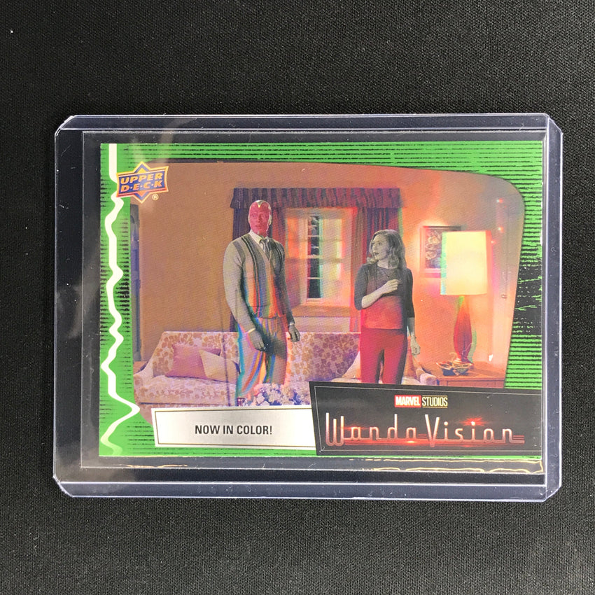2022 Wandavision Now In Color Green Vision 096/225