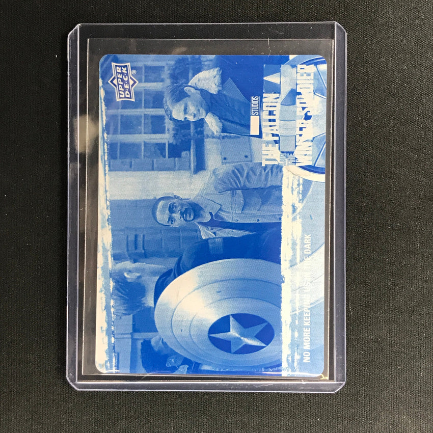 2022 Falcon And Winter Soldier No More Keeping Us In Dark Cyan Printing Plate 1/1