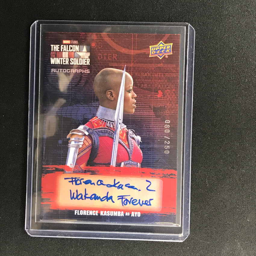 2022 Falcon And Winter Soldier Florence Kasumba As Ayo Inscription Auto 80/250