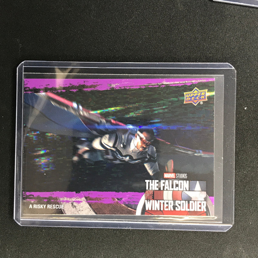 2022 Falcon And Winter Soldier A Risky Rescue Purple Zemo 85/99