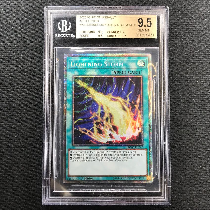 BGS 9.5 Lightning Storm - IGAS-EN067 - Starlight Rare 1st Edition 251