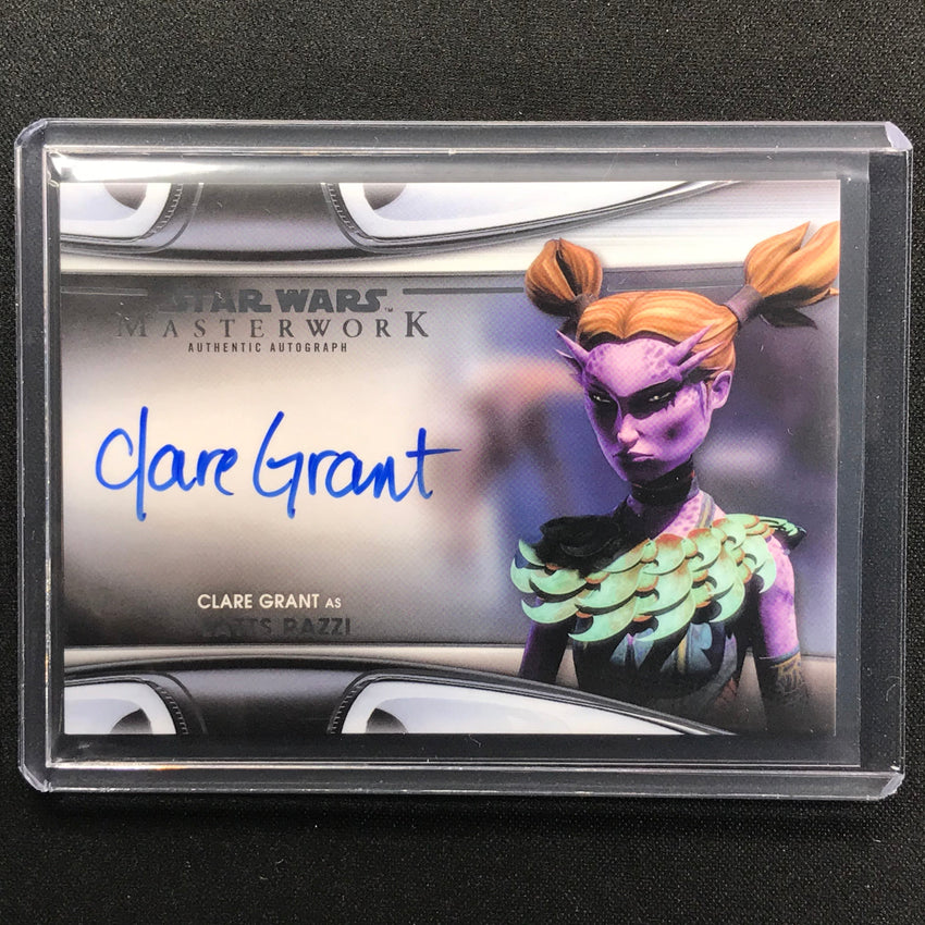 2021 Star Wars Masterwork CLARE GRANT AS LATTS RAZZI Autograph #PAL