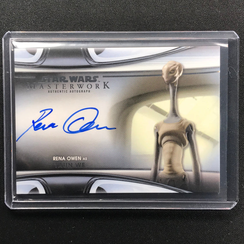 2021 Star Wars Masterwork Rena Owen As Taun We Autograph No Ro