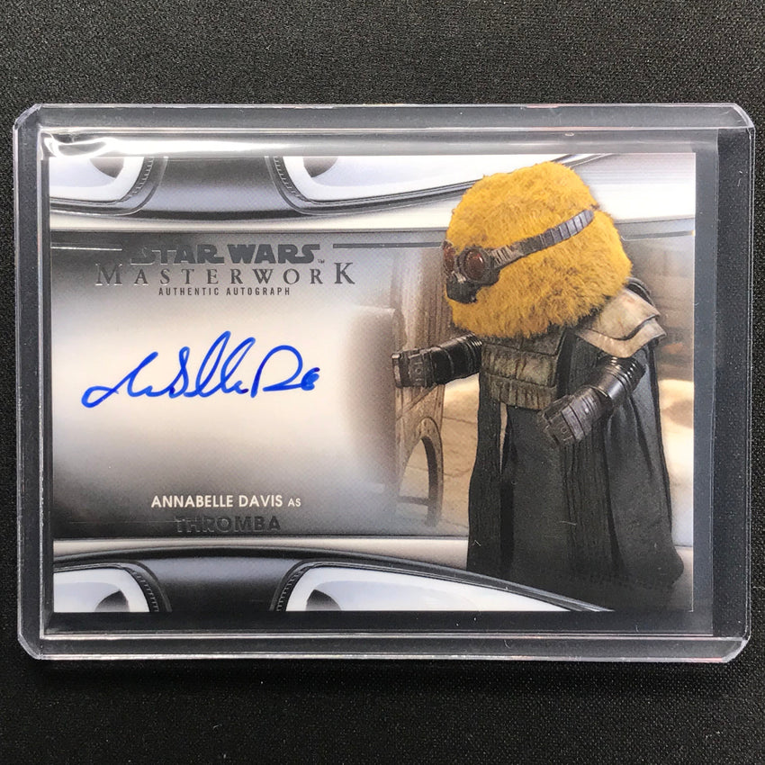 2021 Star Wars Masterwork Annabelle Davis As Thromba Autograph No Ada A