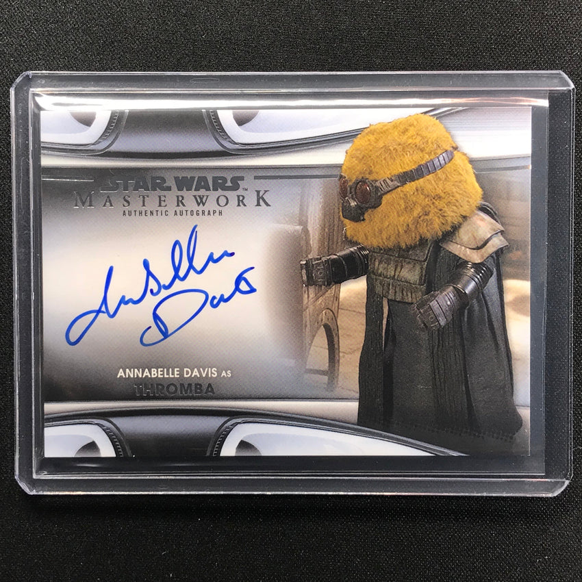 2021 Star Wars Masterwork Annabelle Davis As Thromba Autograph No Ada B