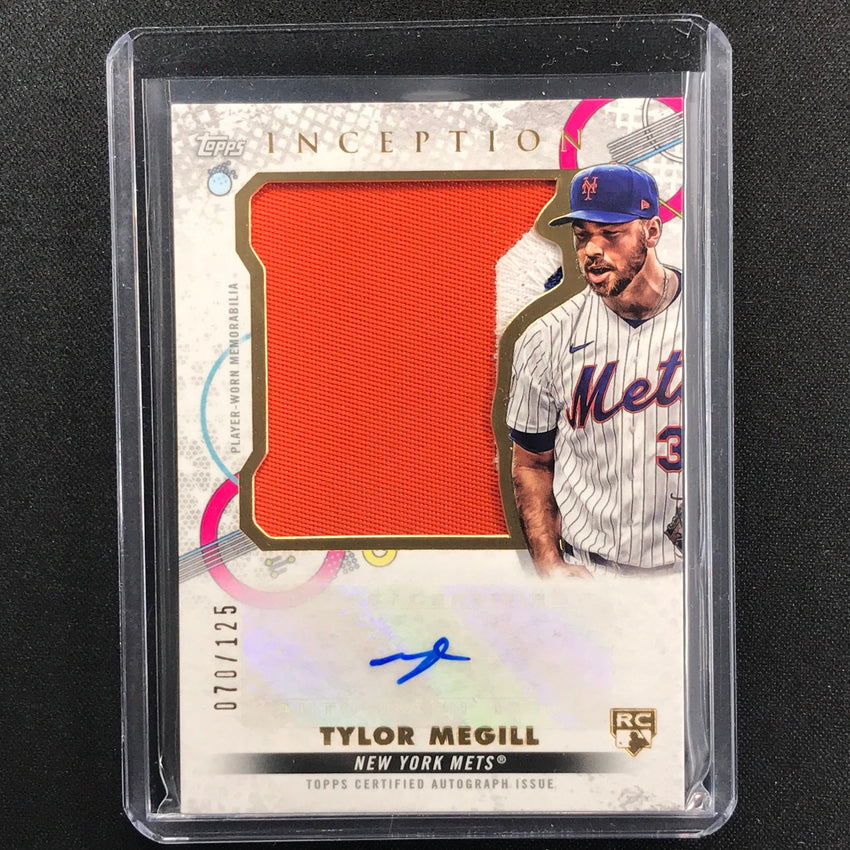 2022 Inception Tylor Megill Autograph Jumbo Patch Rookie 70/125