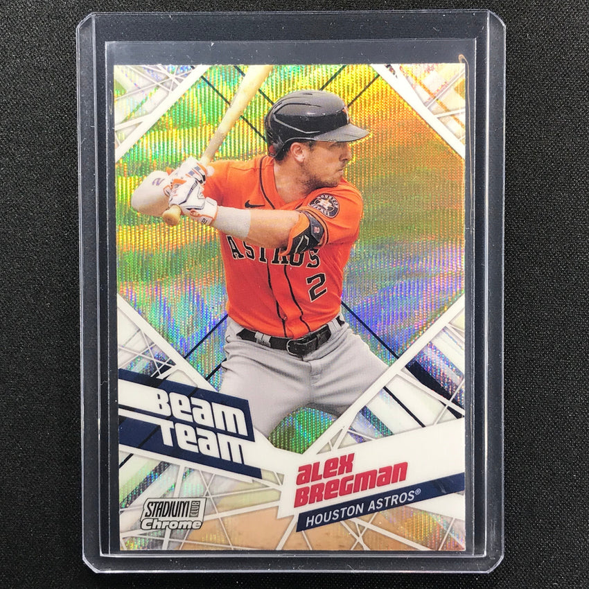 2021 Stadium Club Chrome ALEX BREGMAN Beam Team Wave SP #14