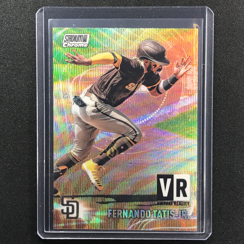 2021 Stadium Club Chrome Fernando Tatis Jr. Virtual Reality Wave Sp No 3