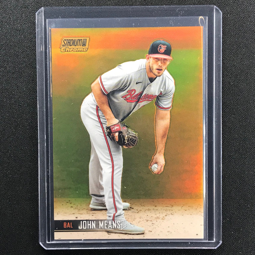 2021 Stadium Club Chrome John Means Gold 36/50