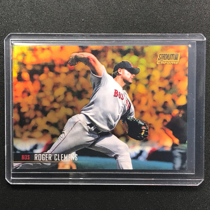 2021 Stadium Club Chrome Roger Clemens Gold 47/50