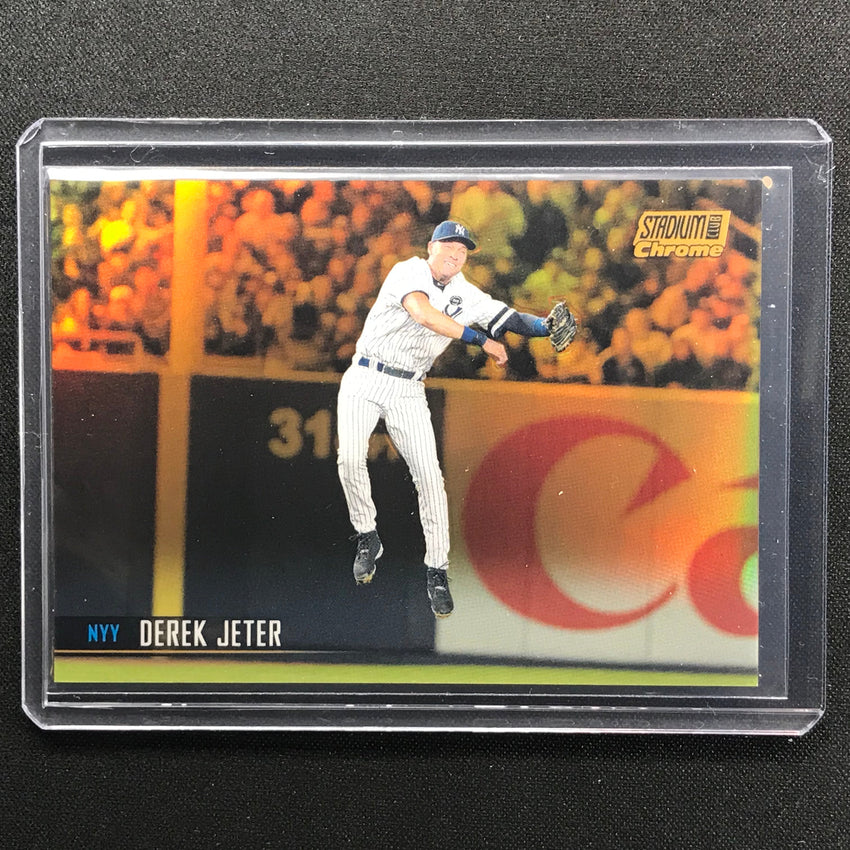 2021 Stadium Club Chrome Derek Jeter Gold 37/50