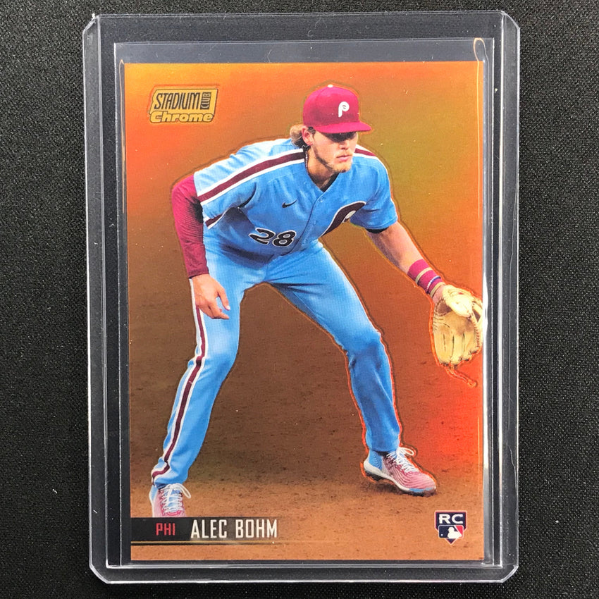 2021 Stadium Club Chrome Alec Bohm Rookie Gold 35/50