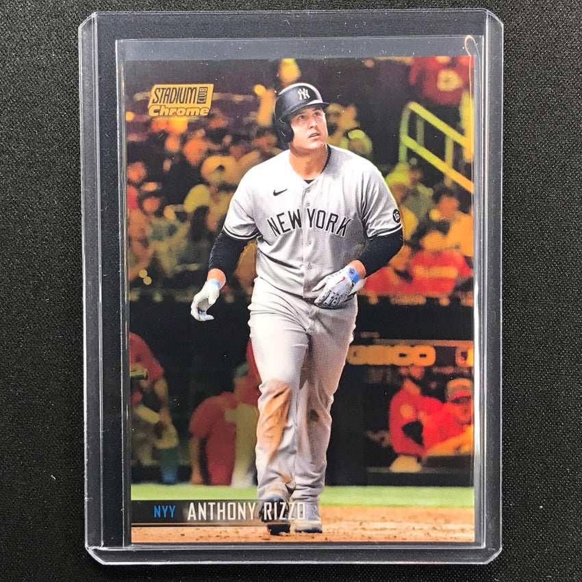 2021 Stadium Club Chrome Anthony Rizzo Gold 49/50