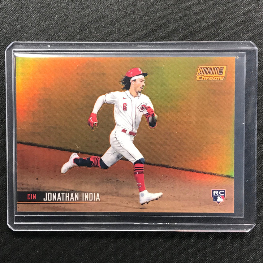 2021 Stadium Club Chrome Jonathan India Rookie Orange 7/25
