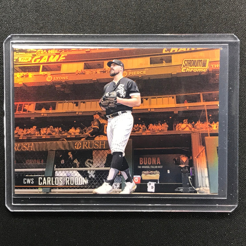 2021 Stadium Club Chrome Carlos Rodon Orange 21/25