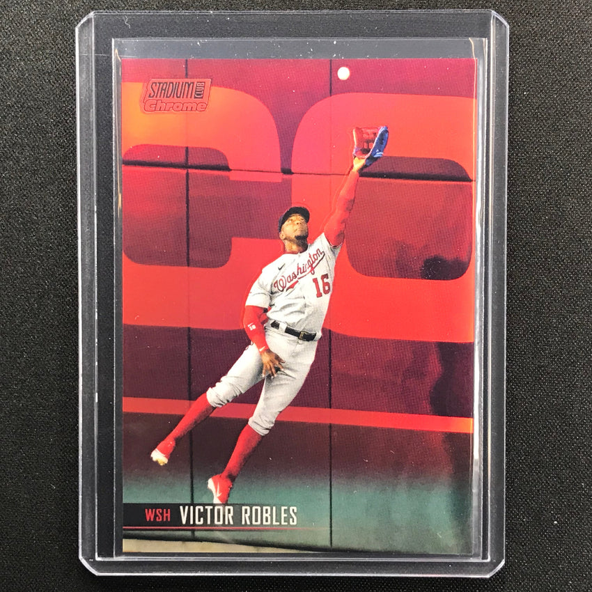 2021 Stadium Club Chrome Victor Robles Red 4/5