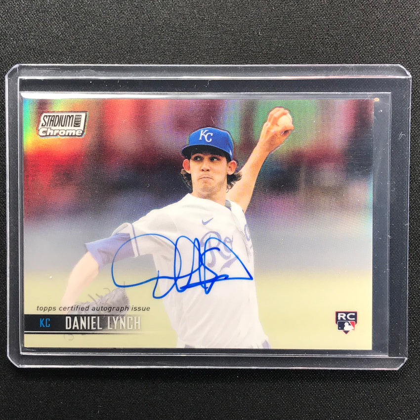 2021 Stadium Club Chrome Daniel Lynch Rookie Auto No Dly