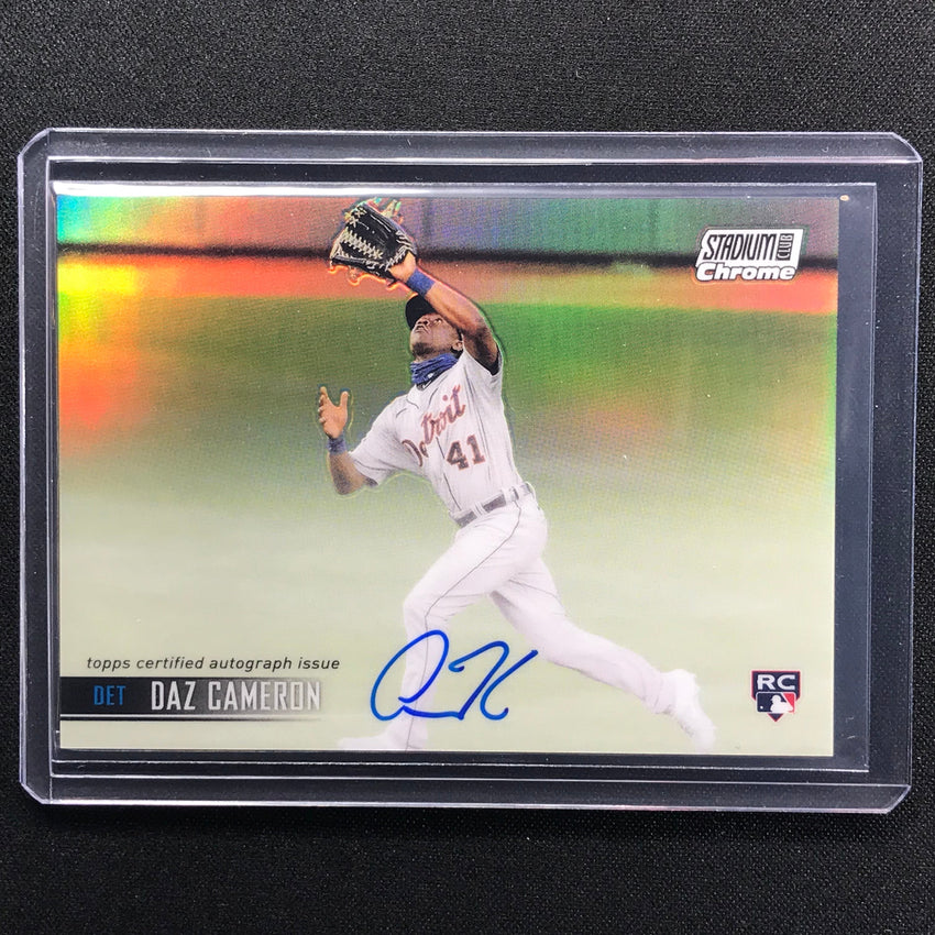 2021 Stadium Club Chrome DAZ CAMERON Rookie Auto #DC