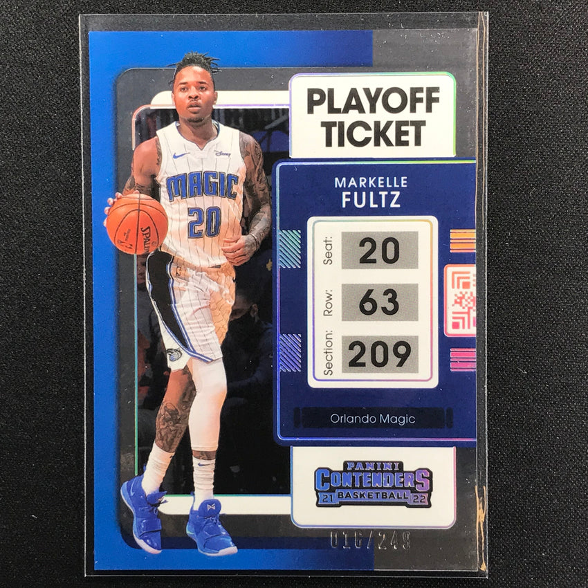 2021-22 Contenders Markelle Fultz Playoff Ticket /249