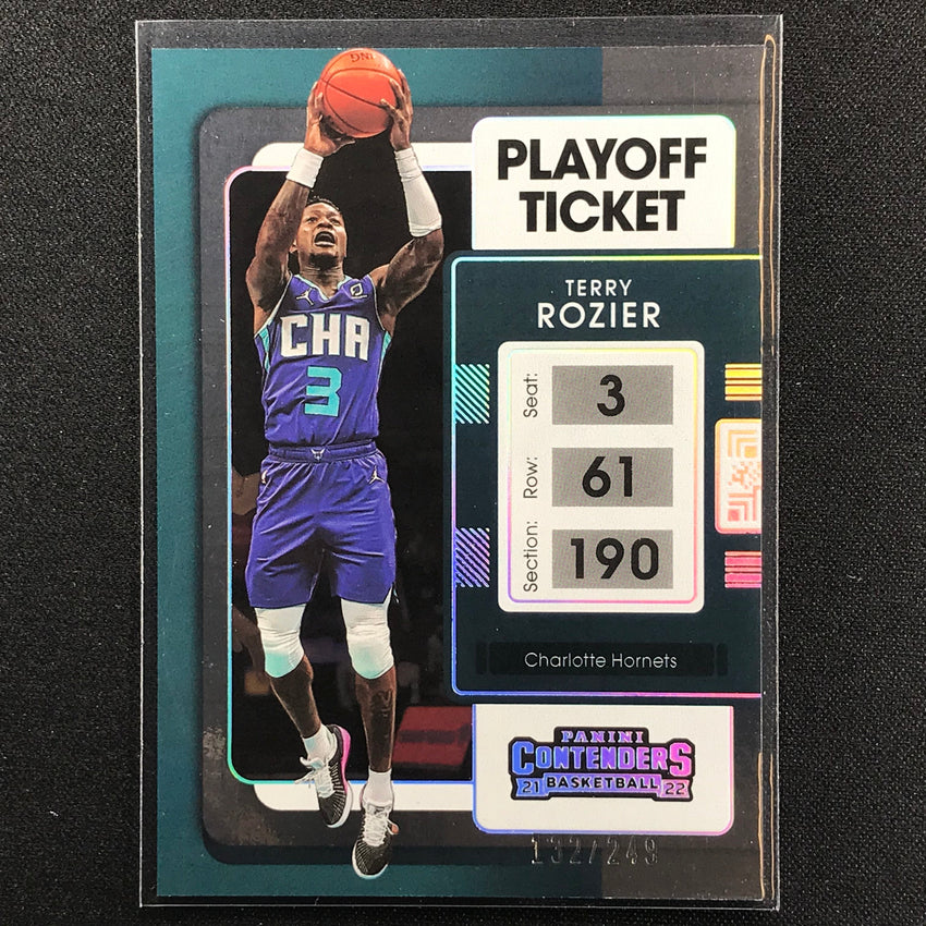 2021-22 Contenders Terry Rozier Playoff Ticket /249