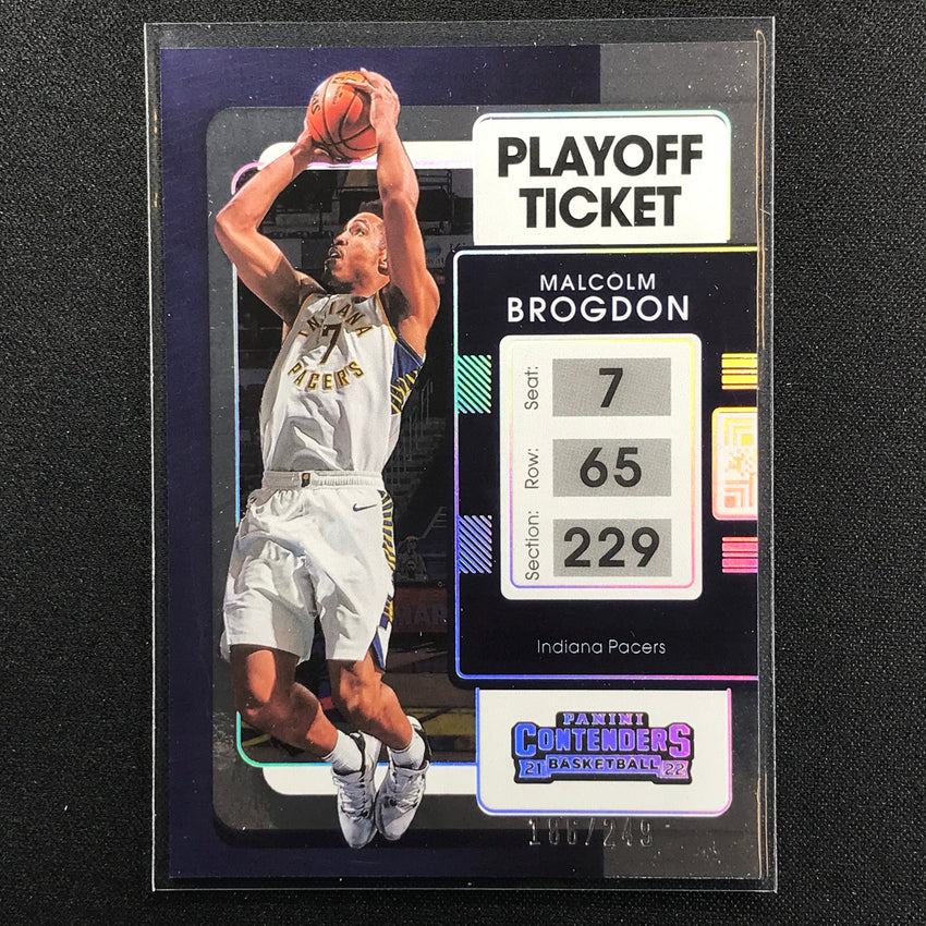 2021-22 Contenders Malcolm Brogdon Playoff Ticket /249