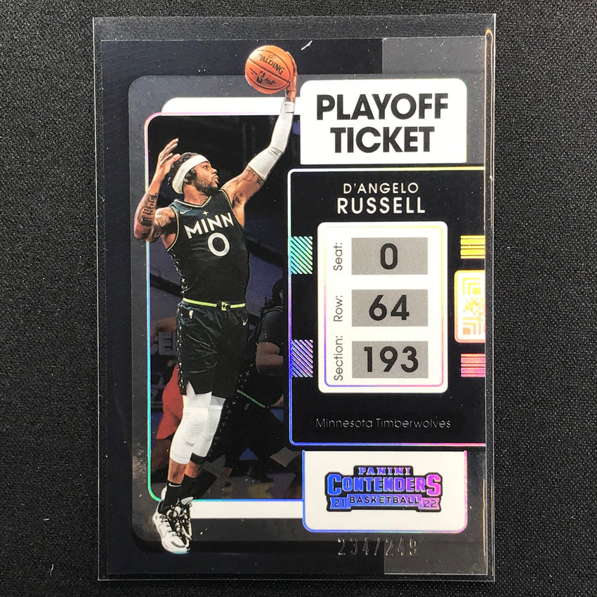 2021-22 Contenders Dangelo Russell Playoff Ticket /249