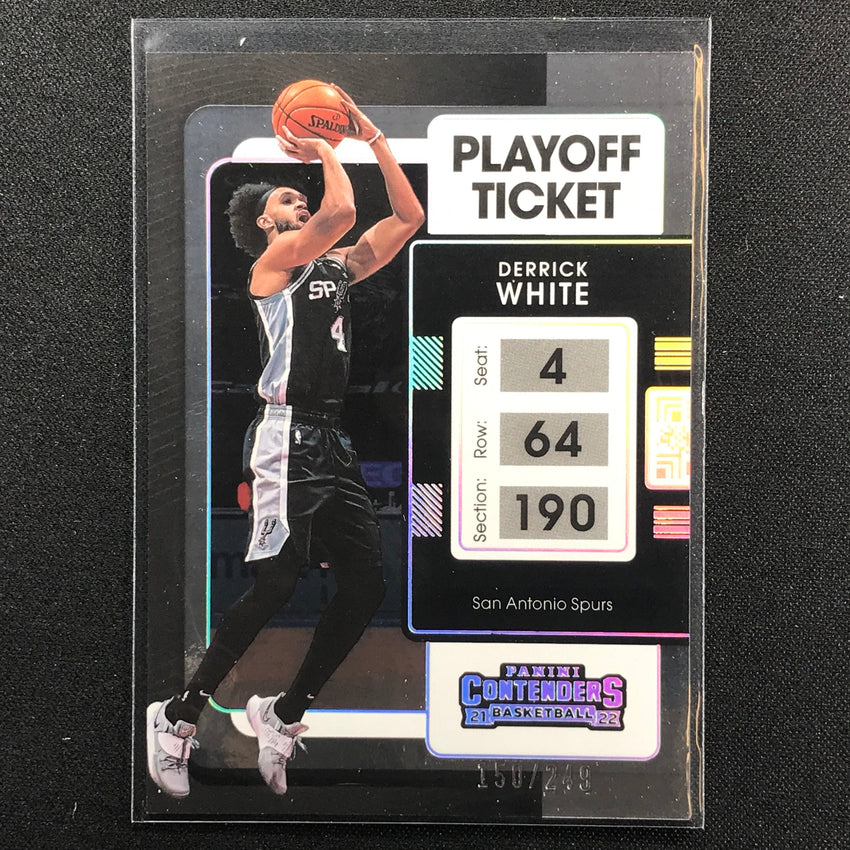 2021-22 Contenders Derrick White Playoff Ticket /249