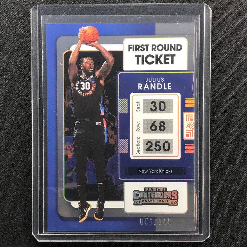 2021-22 Contenders Julius Randle First Round Ticket 53/149