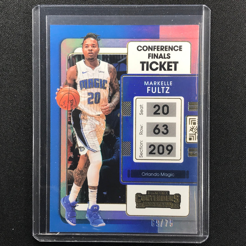 2021-22 Contenders Markelle Fultz Conference Finals Ticket 69/75