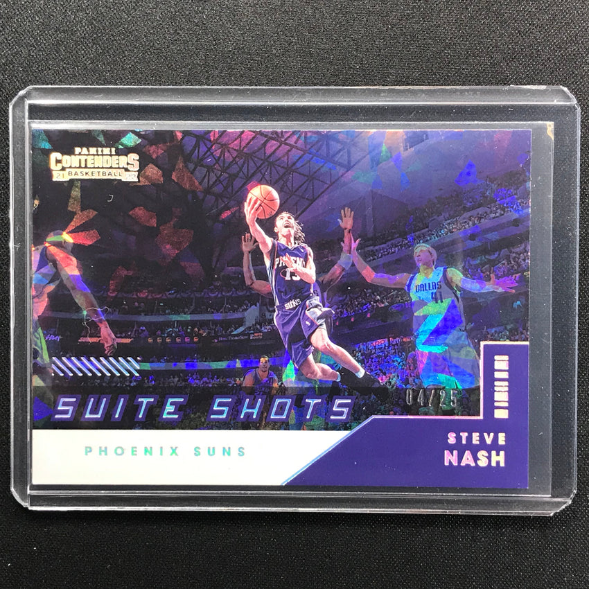 2021-22 Contenders Steve Nash Suite Shots Cracked Ice 4/25