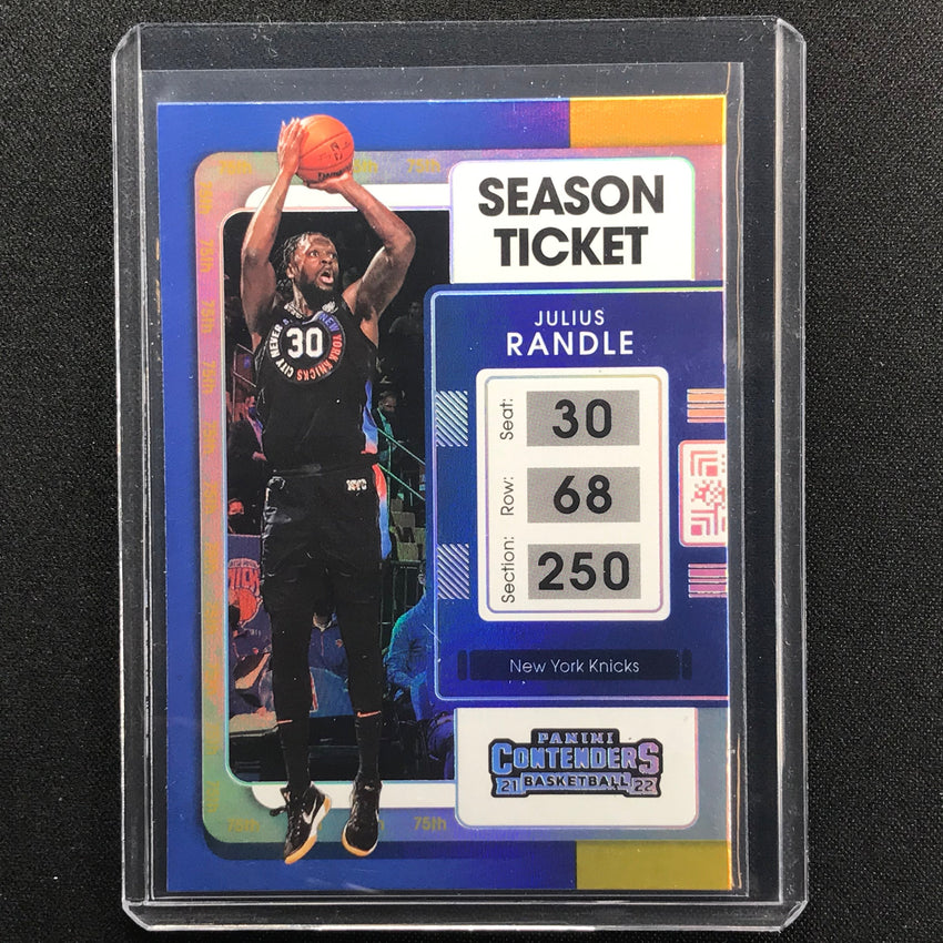 2021-22 Contenders JULIUS RANDLE Season Ticket NBA 75th Anniversary SP #75