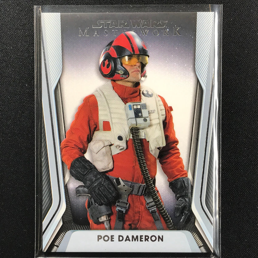 2021 Star Wars Masterwork Poe Dameron Base No 78