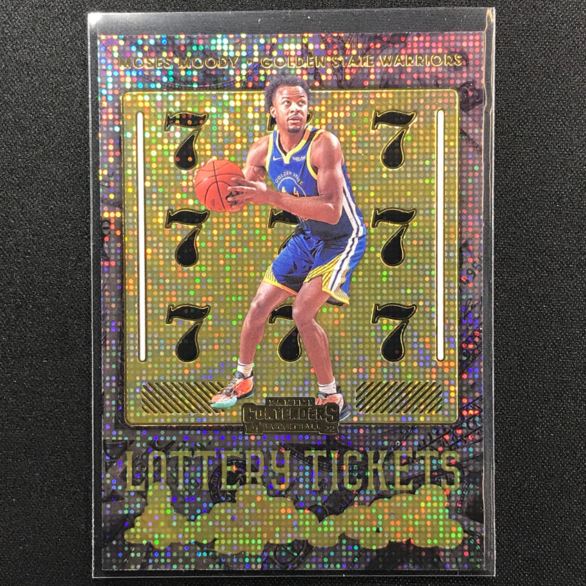 2021-22 Contenders Moses Moody Lottery Tickets Rookie Base No 14