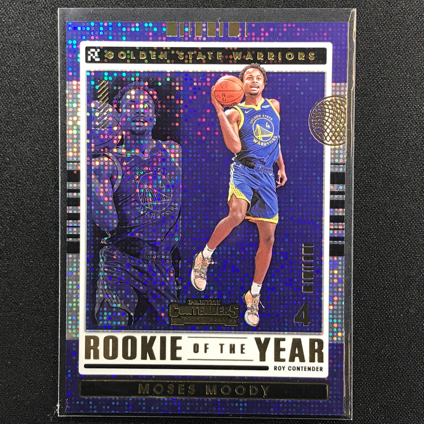 2021-22 Contenders MOSES MOODY Rookie of the Year ROY Contenders Base #14