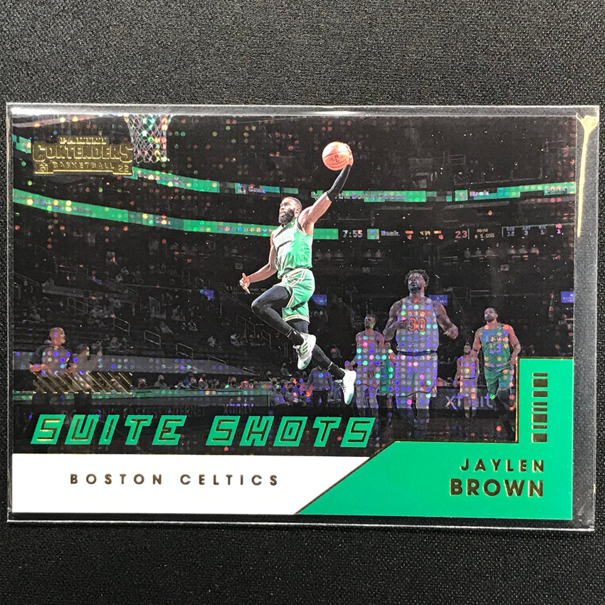 2021-22 Contenders JAYLEN BROWN Suite Shots Base #1