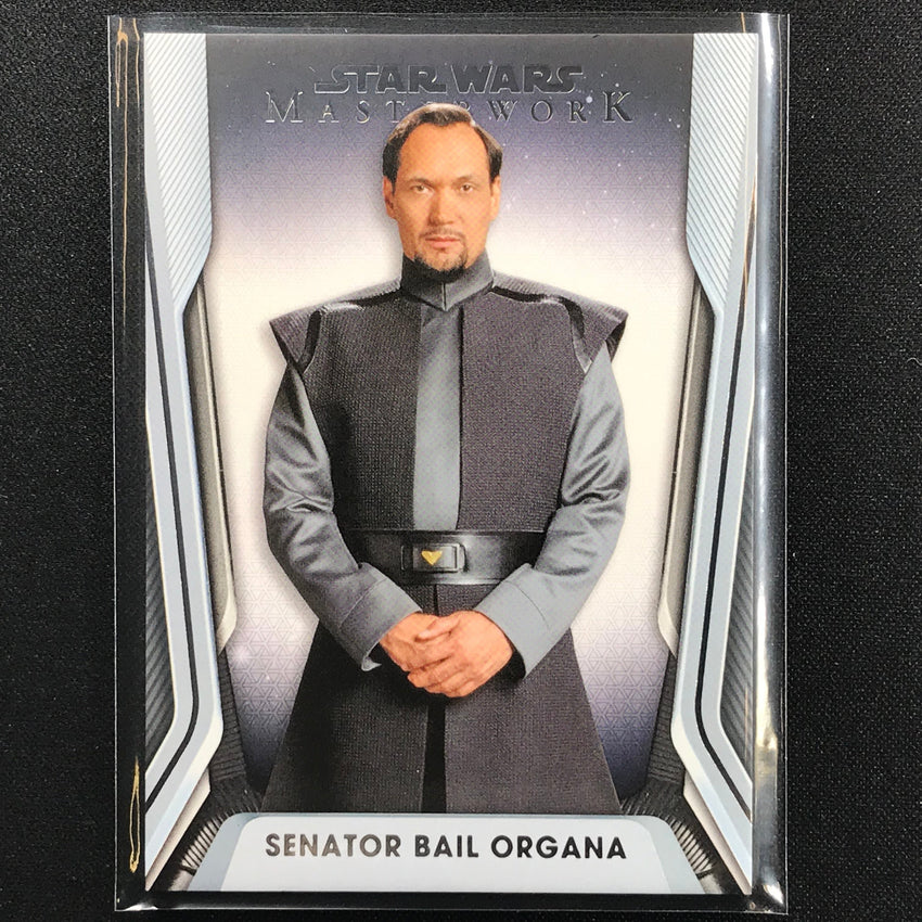 2021 Star Wars Masterwork Senator Bail Organa Base No 91