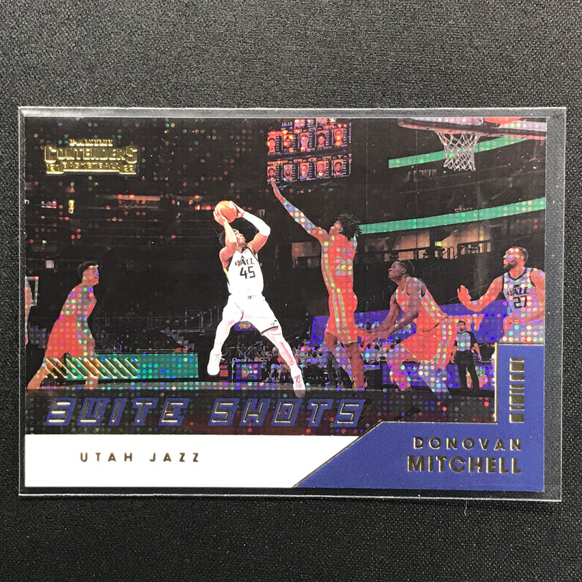 2021-22 Contenders Donovan Mitchell Suite Shots Base No 19