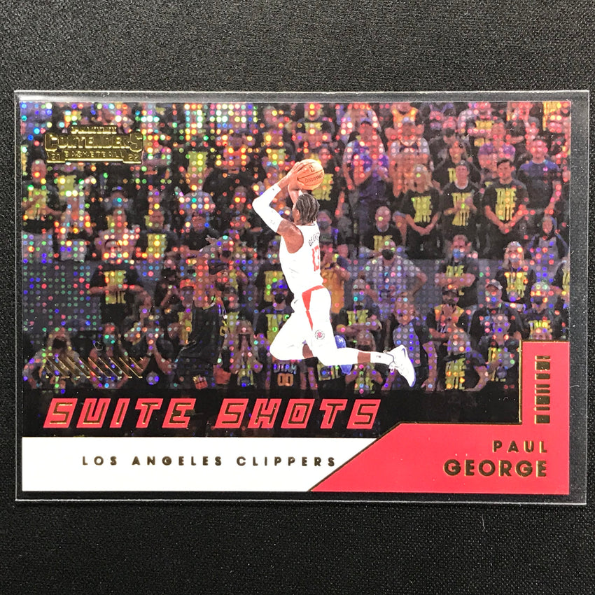 2021-22 Contenders PAUL GEORGE Suite Shots Base #22